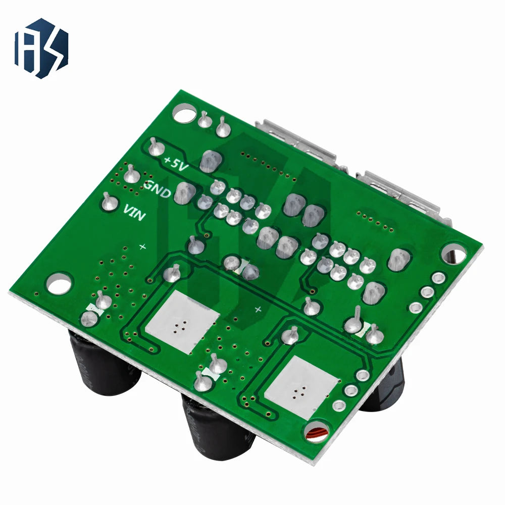 A5268 4 USB Output Buck Module, DC 12V/24V/40V to 5V 5A Car Step-Down Power Regulator Board Zpaxo