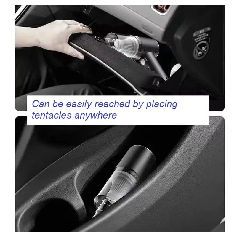 Vacuum Cleaner For Motor USB Charging ATV Car Household Vacuum Cleaner For Car with Fully Automatic High Power Powerful Cleaning Zpaxo