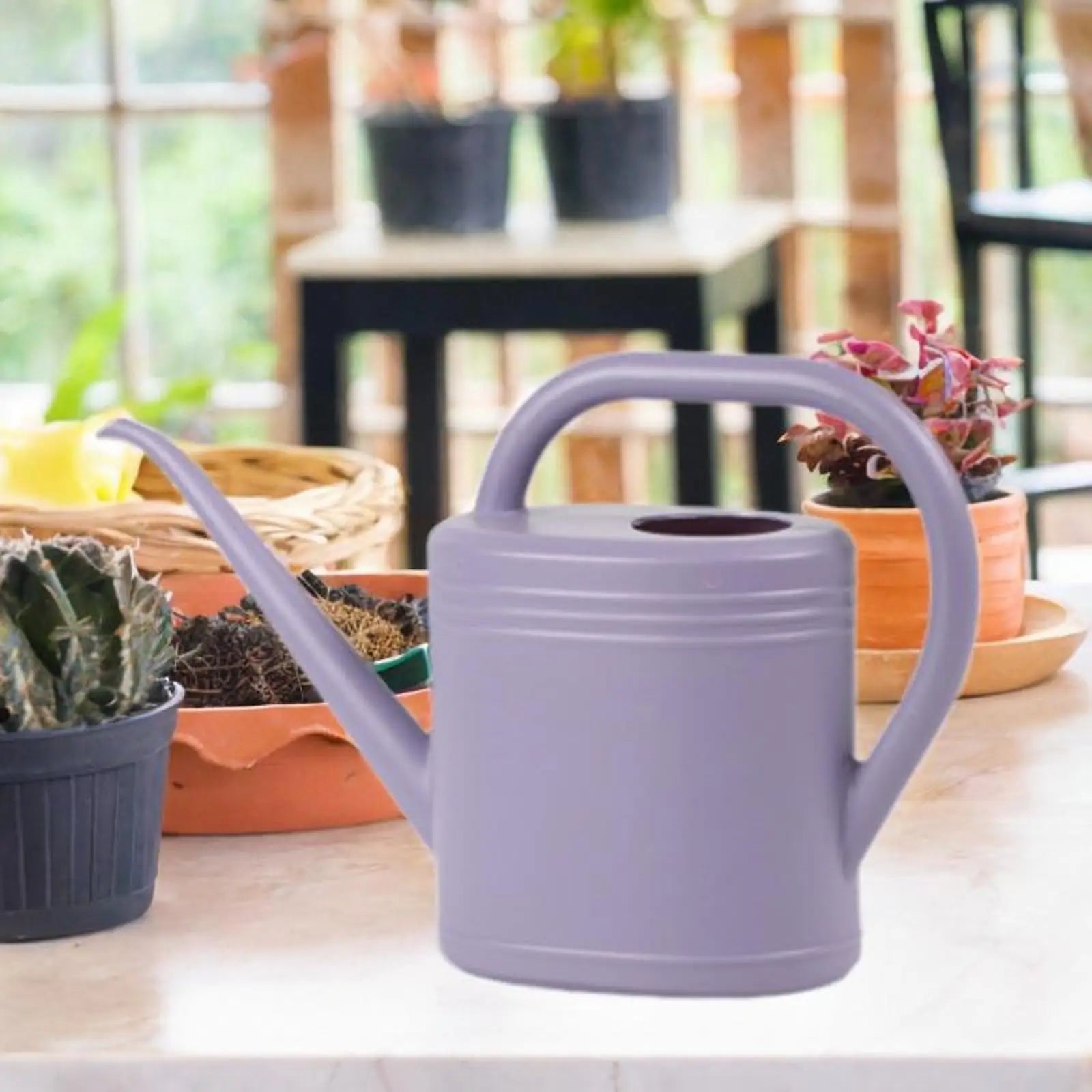 Watering Can Water Can for Plants with Sprinkler Head 2L Long Mouth Watering Can Flower Watering Can for Outdoor House Plant Zpaxo