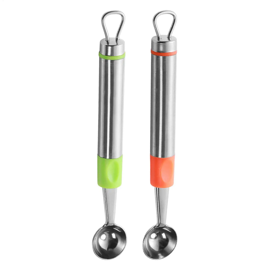 Stainless Steel Watermelon Baller Scoop – Fruit & Ice Cream Tool Fruit Baller Scoop Zpaxo