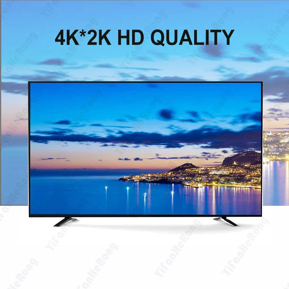 4K DisplayPort to HDMI-compatible Adapter Male DP to Female HDMI-Compatible Cable Converter Video Audio For HDTV PC Projector Zpaxo