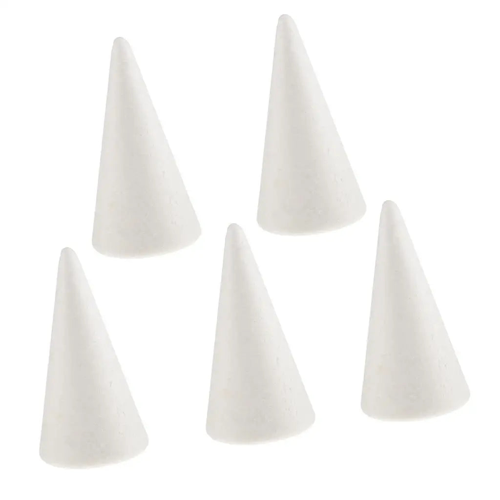 5/10pcs 70/100/150mm Christmas Tree Styrofoam Foam for Handmade Modeling Craft DIY Supplies Party Ornament Zpaxo