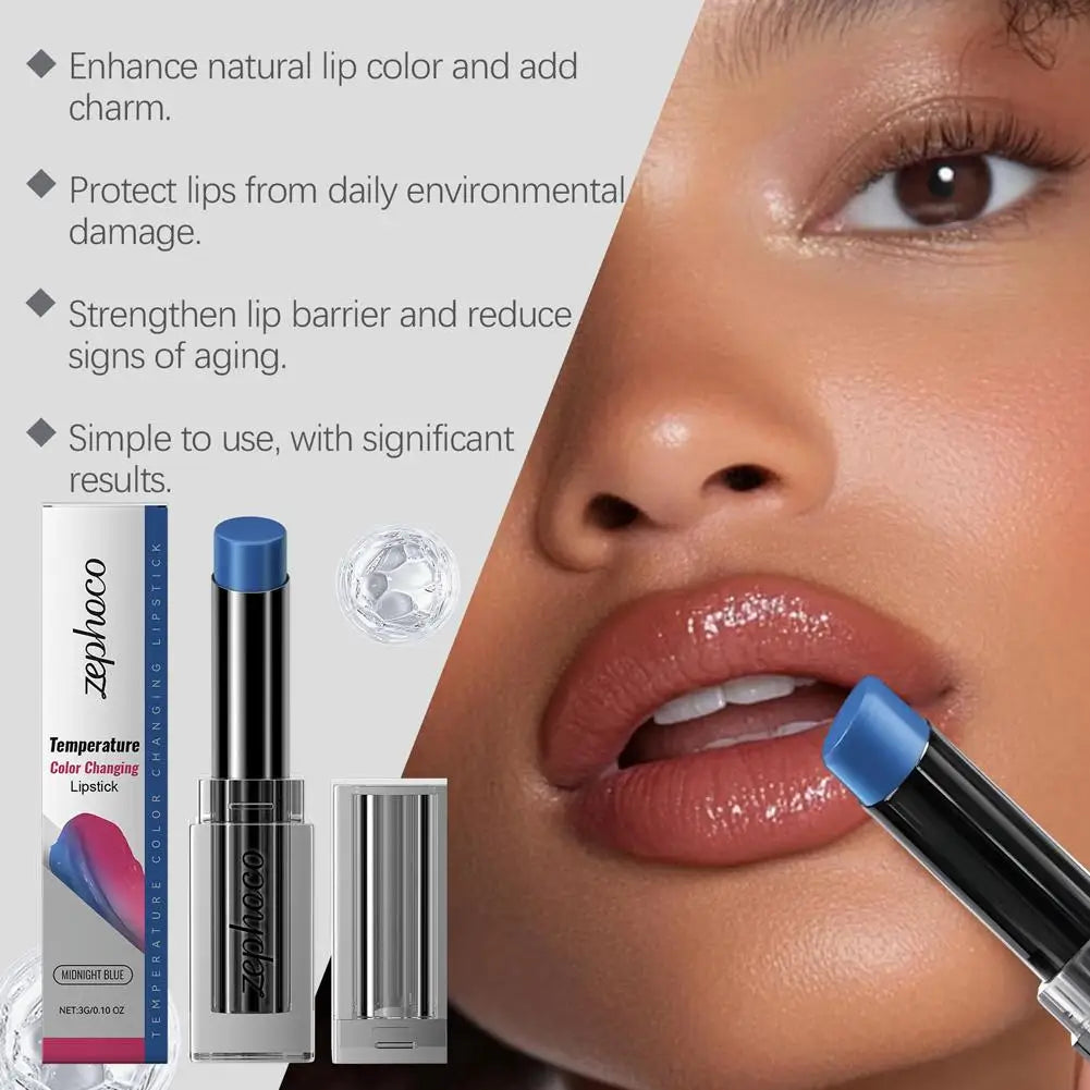 Color-Changing Moisturizing Lipstick – Anti-Dryness Lip Balm Color-Changing Lipstick Zpaxo