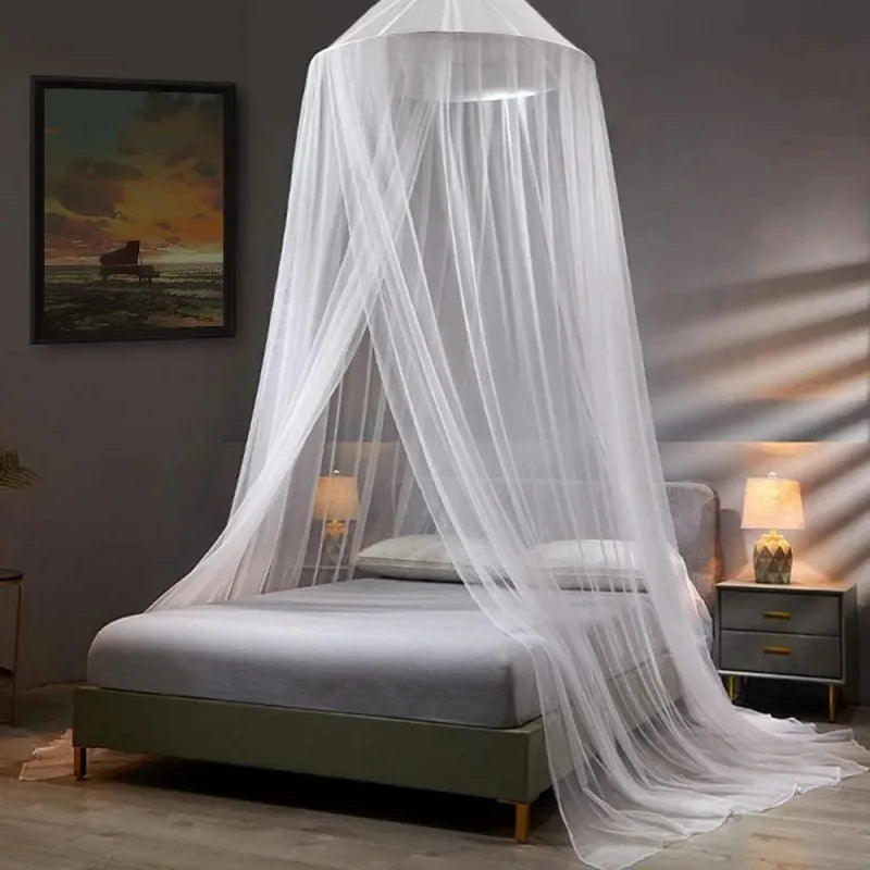 Large Dome Hanging Mosquito Net – Bed Canopy for Home & Camping