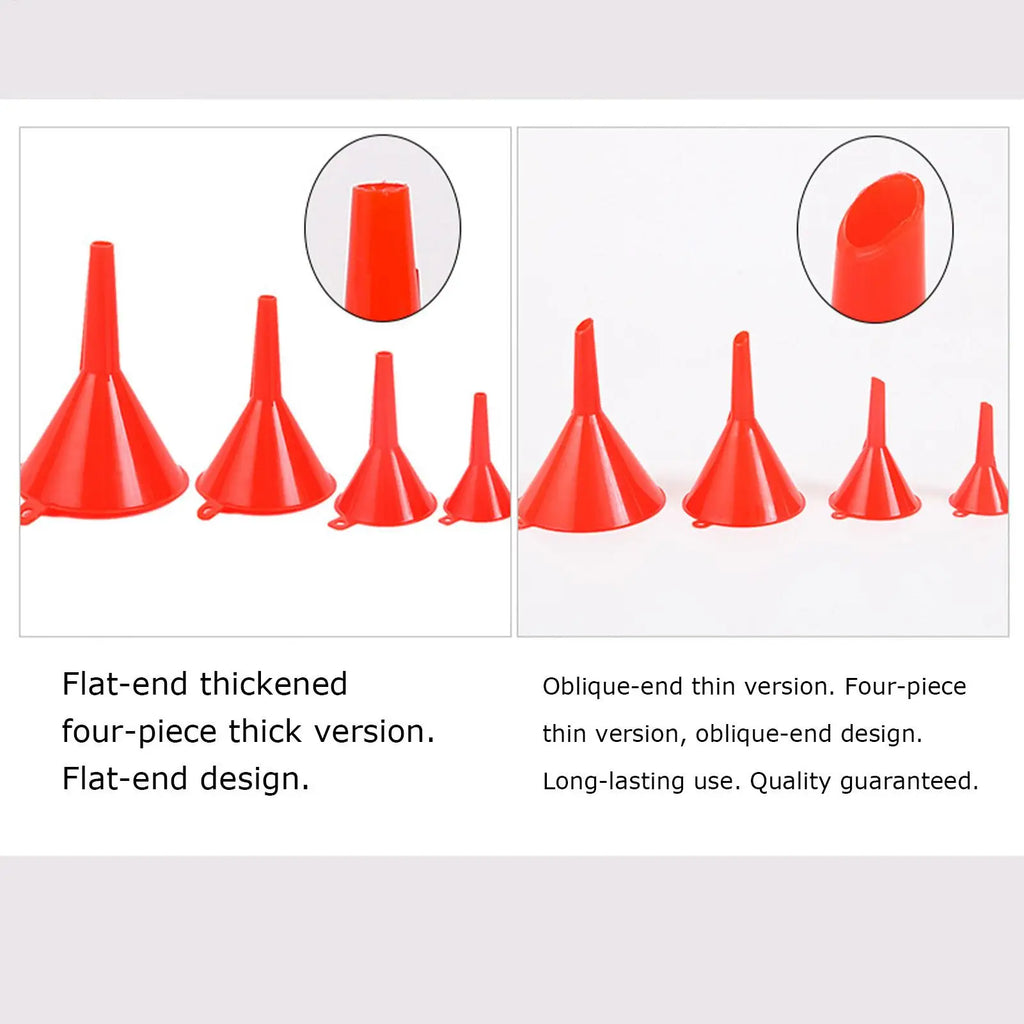 Plastic Kitchen Funnel Filling Bottles Durable Multifunctional Oil