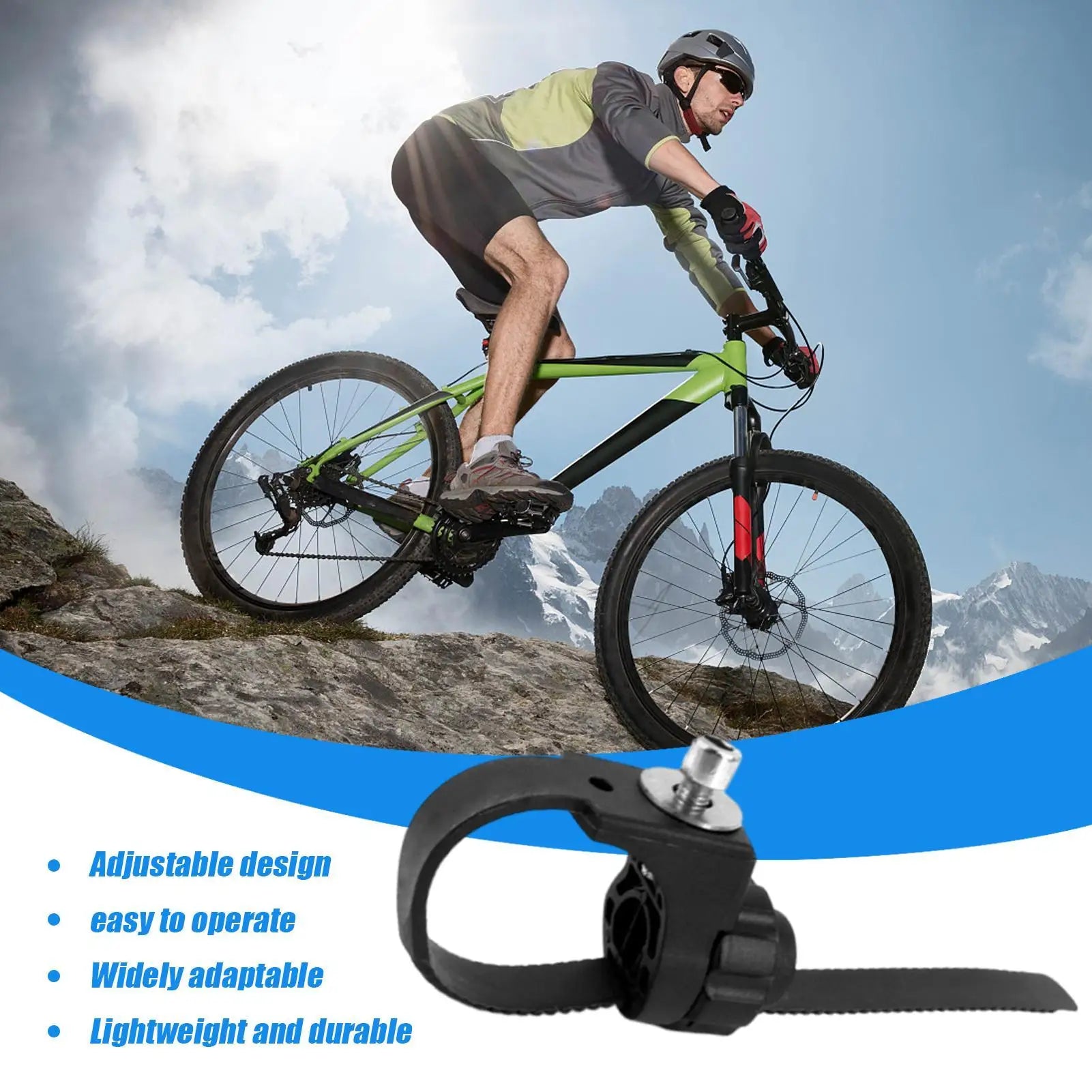 1 Pair Bicycle Mudguard Mounting Ring Mountain Bike Adjustable Mud