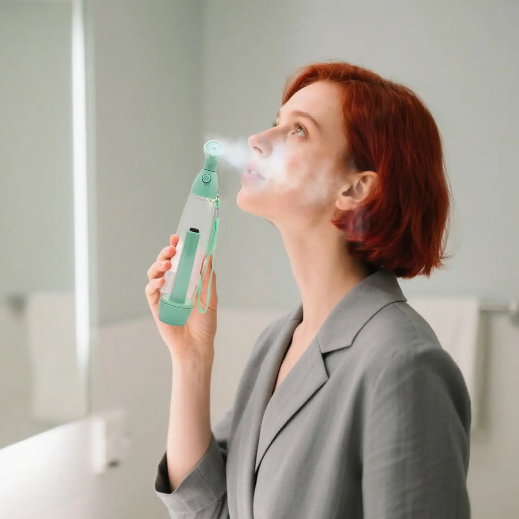 Summer Cooling Spray Bottle Pump Mister Women Face Moisturizing Mist
