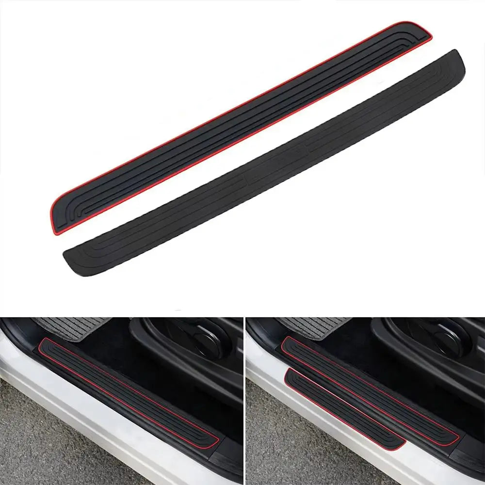 Anti-Scratch Door Edge Guard Car Rear Bumper Protector Guard Rubber Mouldings Pad 104cm with Strong Adhesive Rear Bumper Guard Zpaxo