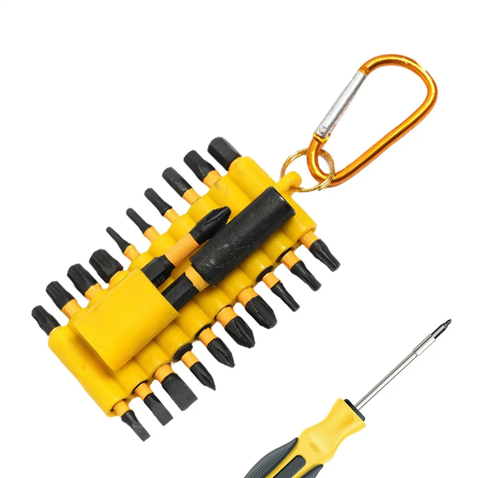 22-Pc S2 Steel Impact Screwdriver Bits Set with Organizer Screwdriver Bit Set Zpaxo