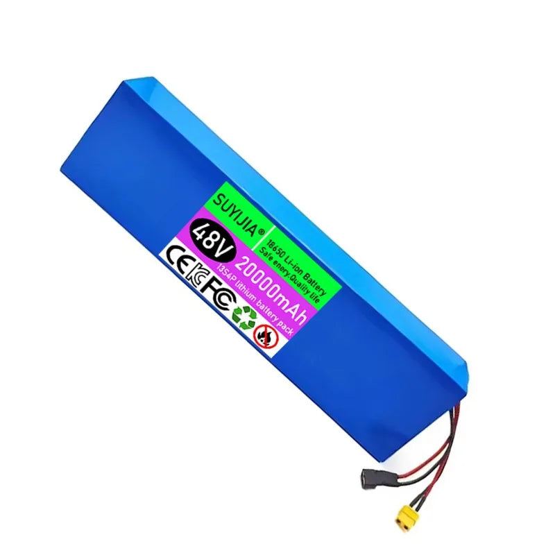 New 48V 20000mAh Used for Kugoo M4/MaxSpeed Lithium-ion Battery 18650 13S4P High-capacity Built-in BMS Rechargeable Battery Pack Zpaxo