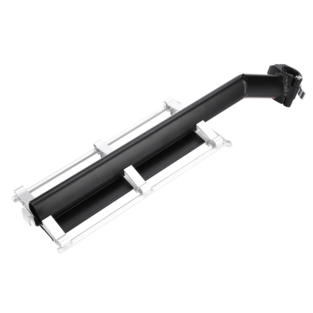 Seat Shelf Bike Mountain Carrier Rack Post Rear Aluminum Alloy Black