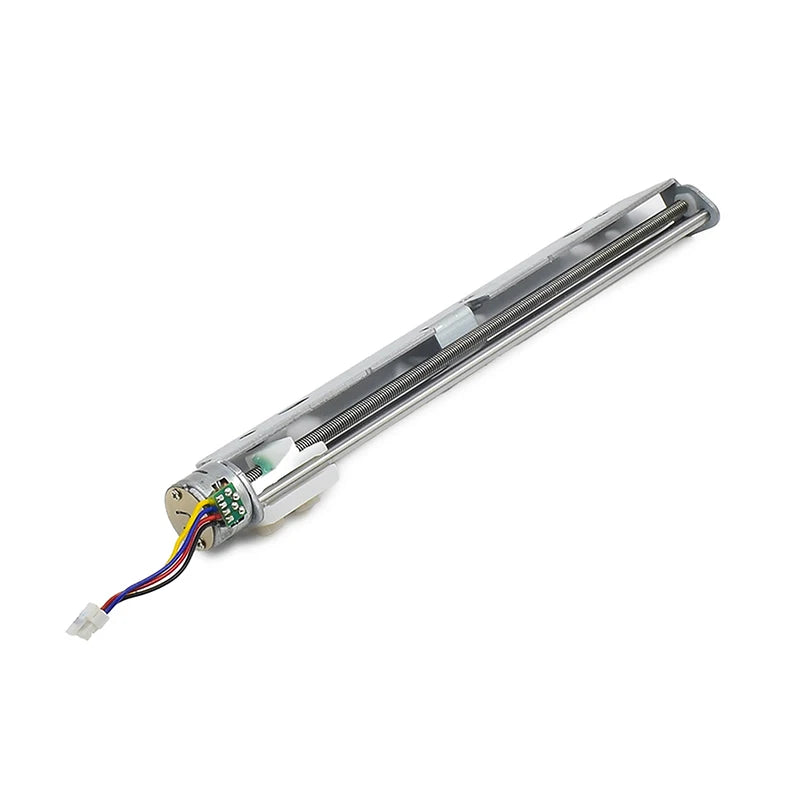 1Pcs 123mm Linear Actuator Micro 15mm Linear Stepping Motor With Nut Two-phase Four-wire Stepper Motor DIY 3D Printer Zpaxo
