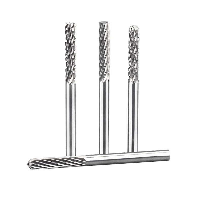 10/1pcs Tungsten Carbide Rotary File hard alloy rotary bur Drill Bit engraving cutter 3mm shank Grinding Head Zpaxo