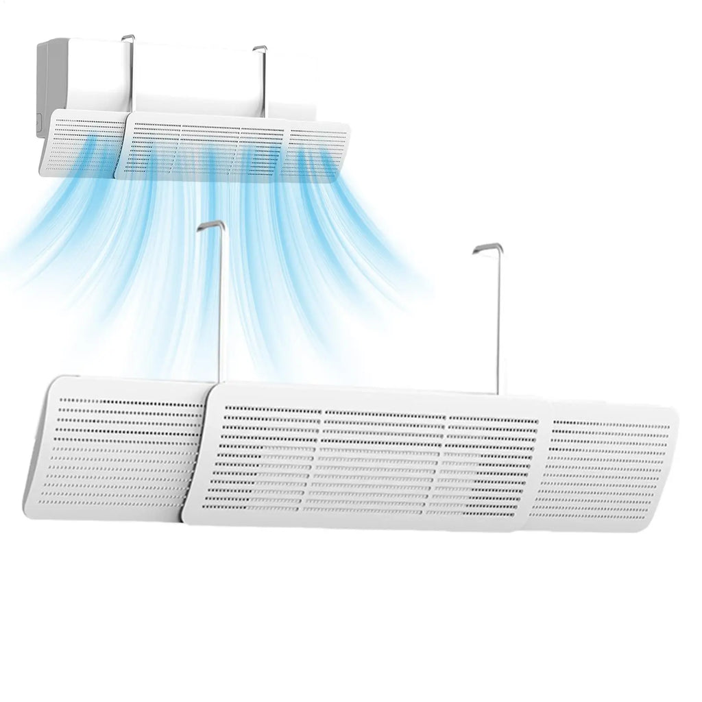 AC Air Deflector Air Conditioner Vent Diverter Fits 23.2-36.2 Inch Wall Mount AC Deflector For Home Office Living Room Bedroom Zpaxo China Mainland