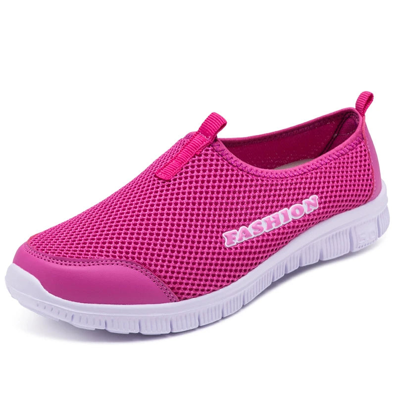 2025 Outdoor Travel Summer Couple Sports Mesh Running Shoes Women Zpaxo 890 Rose Red 46 China Mainland