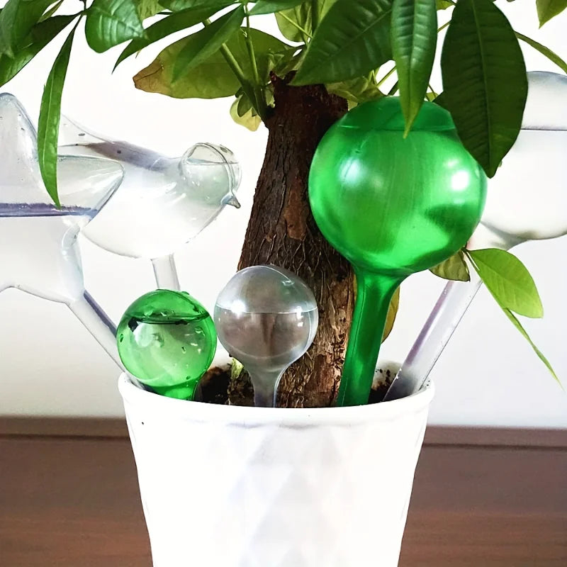 5 Automatic Plant Water Feeders Watering Indoor Outdoor Flower Pot Zpaxo