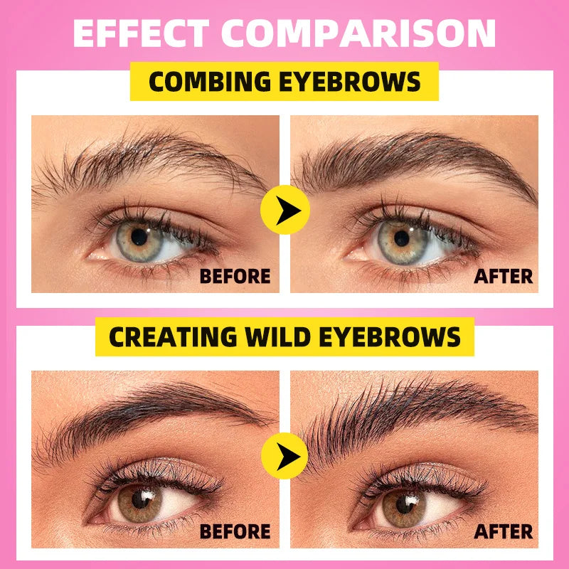 Strong Styling Eyebrow Glue Lasting Natural Three-dimensional Waterproof and Sweat-proof Wild Eyebrow Styling Eyebrow Glue Zpaxo