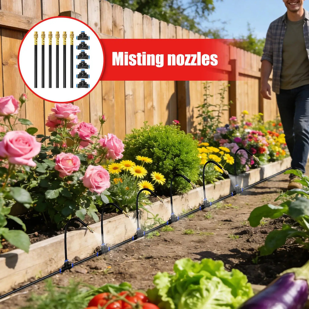 DIY Bending Universal Spray Greenhouse Garden Flowers Plant Watering