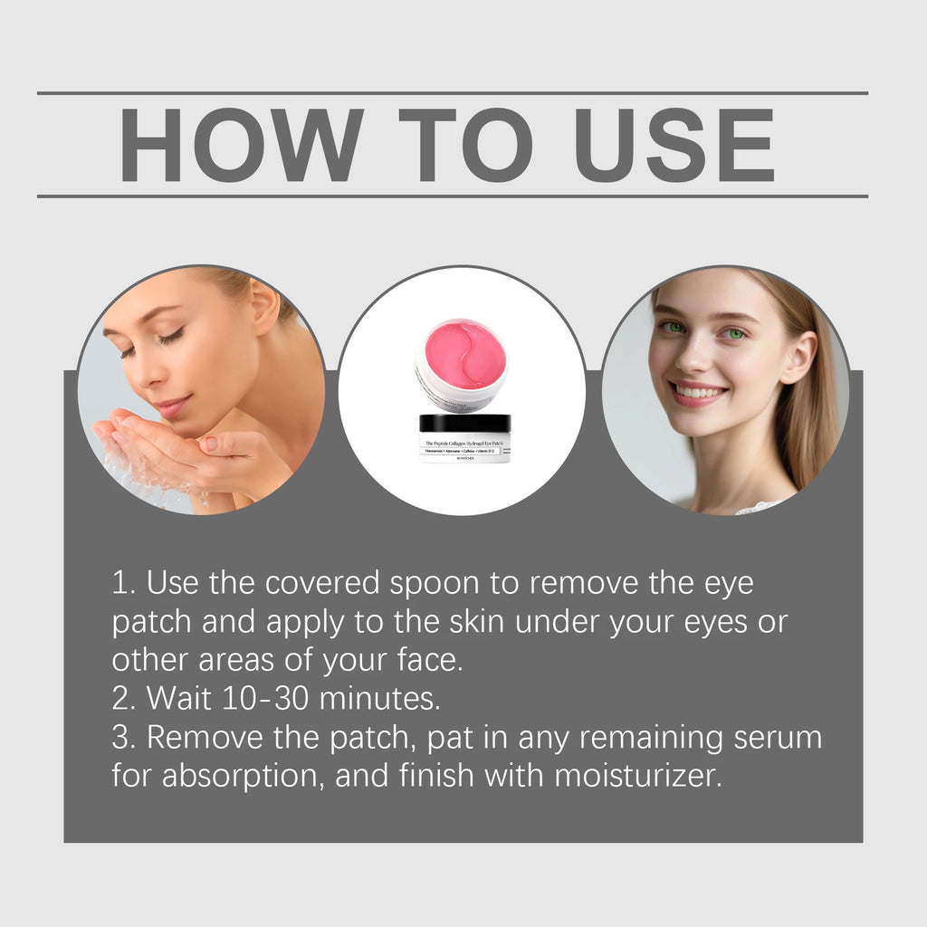 Collagen Eye Mask Beauty Moisturizing Firming Anti Dark Circles Eyes Bags Increases Elasticity Brightness Reduces Dullness Care Zpaxo