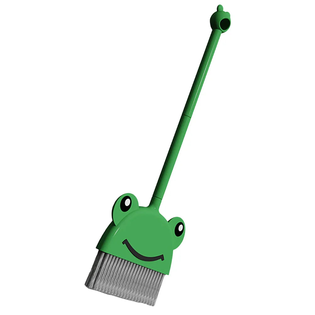 Kids Broom Toy – Toddler Educational Sweeping Tool Frog Design Kids Cleaning Toy Zpaxo