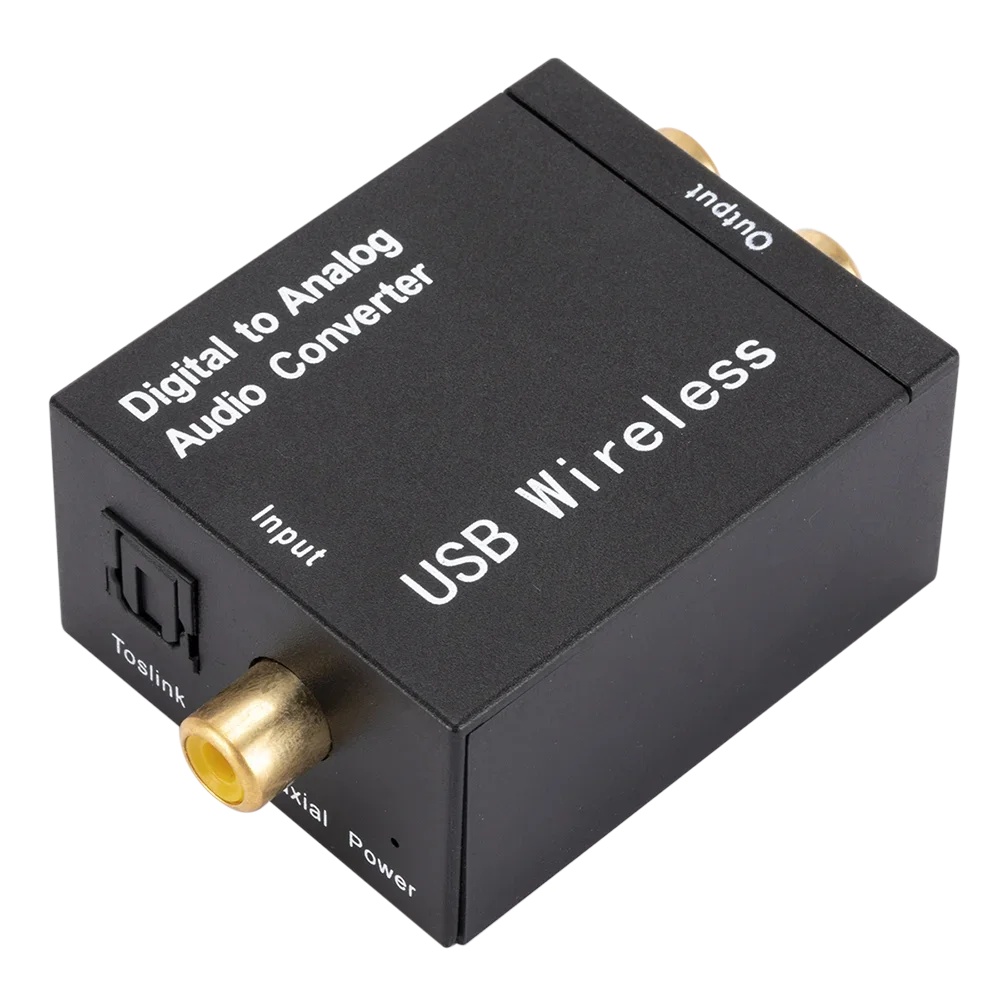 Bluetooth-compatible Optical Fiber Toslink Coaxial Signal RCA R L Zpaxo