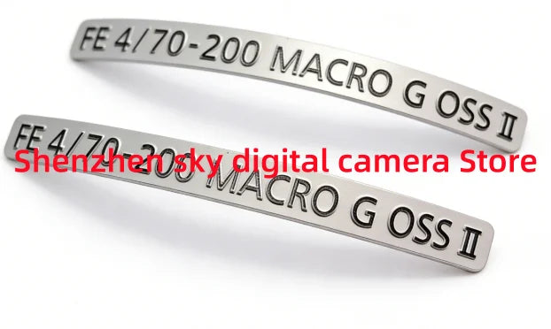 Lens Nameplate Badge Logo Sony FE 70- F4 G OSS II