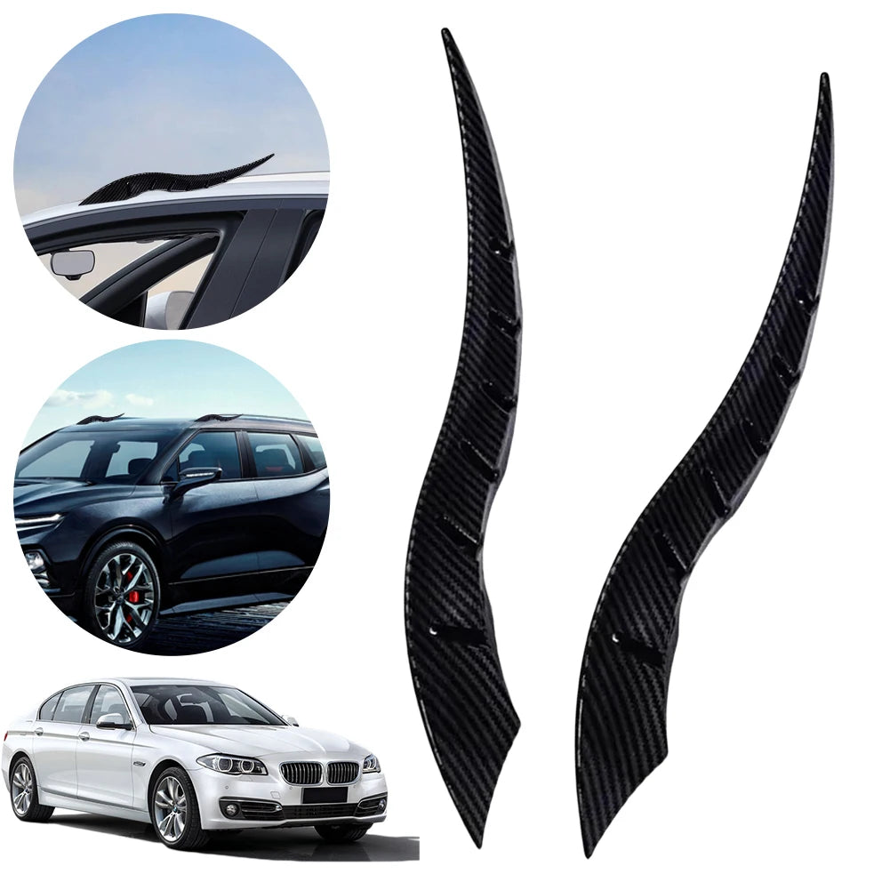 1 Pair Fantasy Creative Auto Roof Ornament Dragon Horn Shaped Car