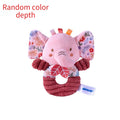 Pink Hand Cranked Ring Newborn Plush Toy 0-1 Year Old Baby Ringed