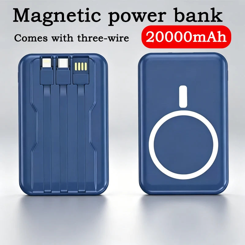 Magnetic Power Bank for Magsafes 20000mAh Wireless PD 22.5W Fast Charger Powerbank External Battery for IPhone Xiaomi Samsung Zpaxo