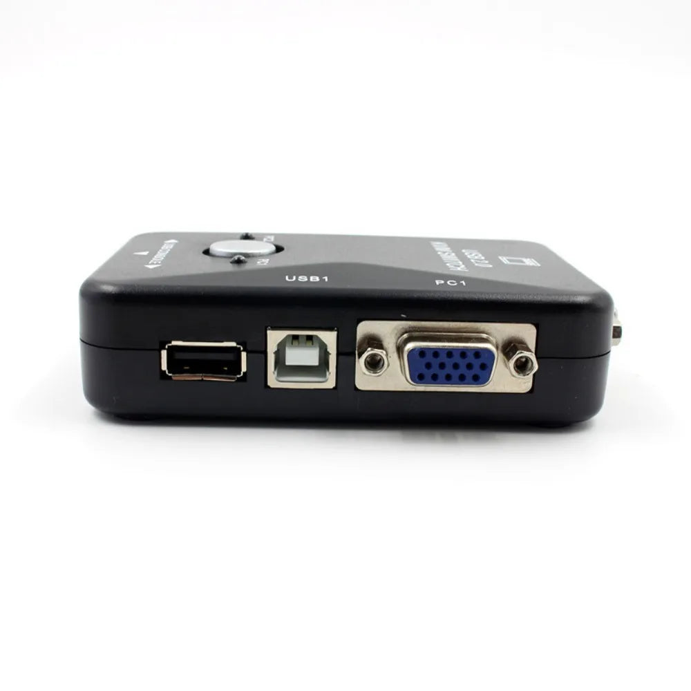 1 Out 2 Port VGA KVM Switch Switcher USB 0 Splitter Flexible Zpaxo