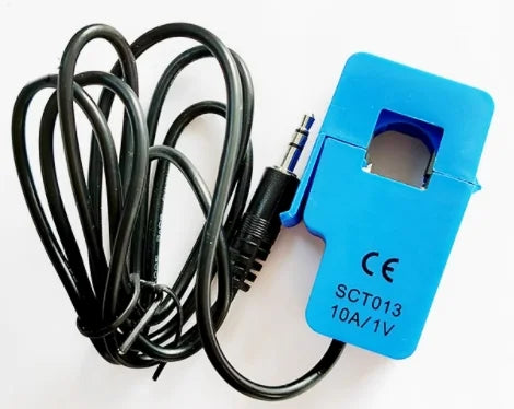SCT-013-000 10A 15A 20A 50A 100A Open Closed Current Transformer SCT013 Non Invasive AC Current Sensor Split Type Current Transf Zpaxo 10A 1v