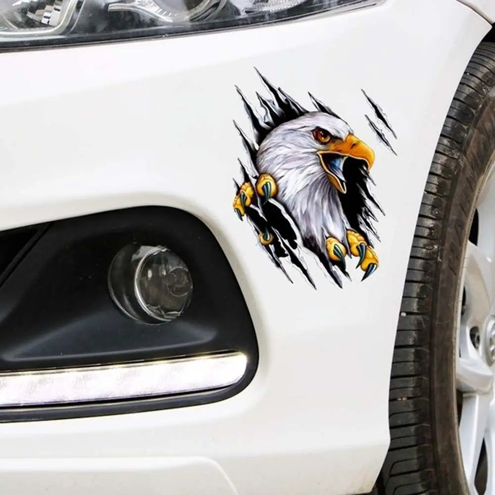 Scratch Blocking Car Styling Accessories Cool 3D Simulation Sticker Zpaxo