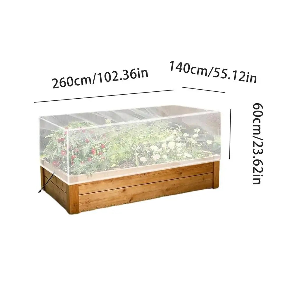 Garden Netting 8 5 X 4 6 Ft Reusable Rectangular Breathable Mesh