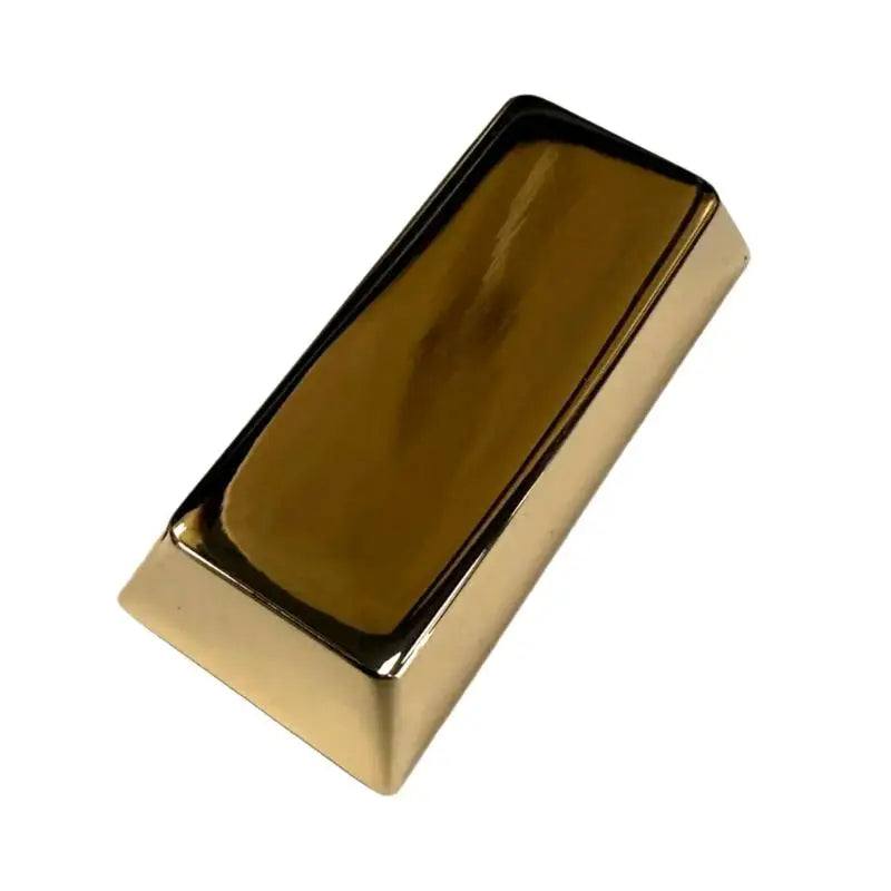 Zinc Alloy 2.25U Enter Keycap Original Height, Scratch Resistant Metal Finish Keycap for Mechanical Keyboards Switches Zpaxo Gold CN
