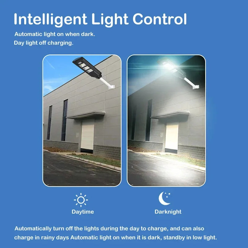 Solar Street Lights Outdoor Lighting Sun Radar Sensor Road Lamp Remote Garden Patio Security Flood Light Zpaxo