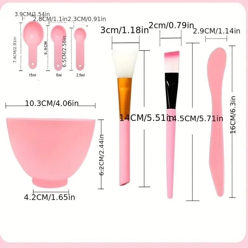 Face Mask Mixing Bowl 1 DIY Facemask Tool Facial Stick Spatula