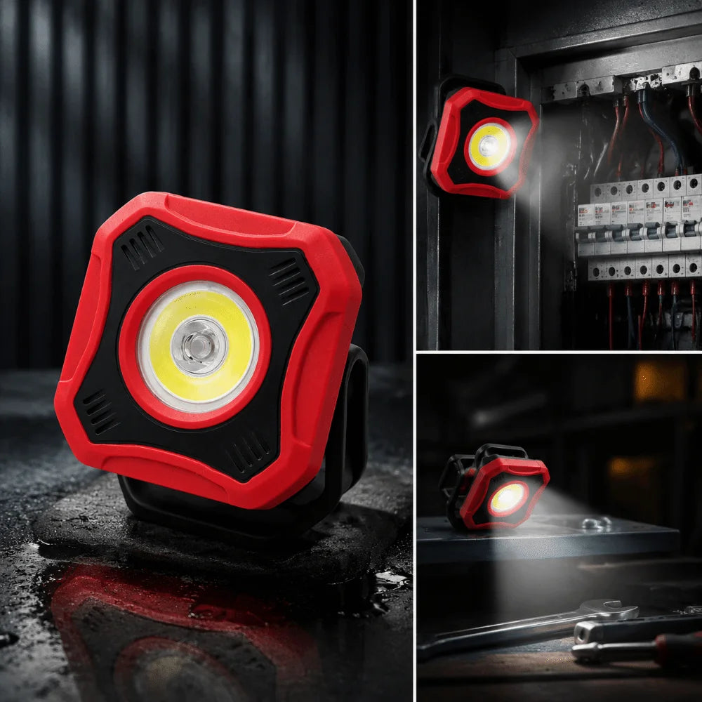 Bright Illumination Rechargeable LED Work Light Stable Vehicle Zpaxo