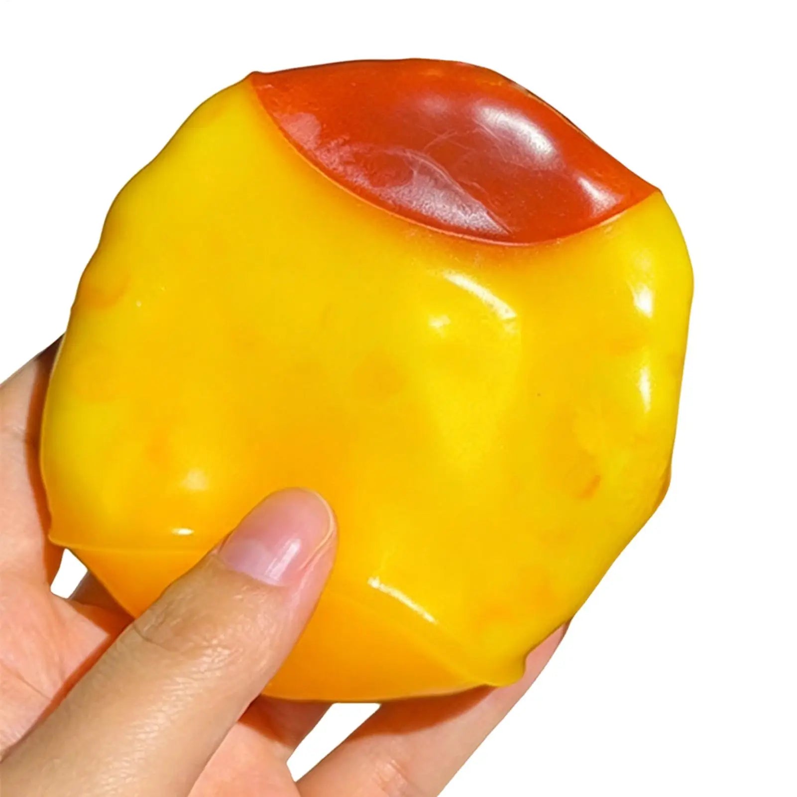 Caramel Puddings Handmade Ball Product Pinching Stress Relieving Toy Squeezing Ball Crispy Sound Pinching Fun Release Zpaxo