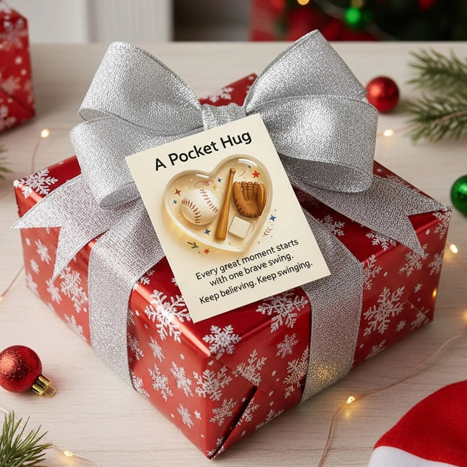 Heart Shaped Sport-themed Pocket Hug Collection Card Sports-themed