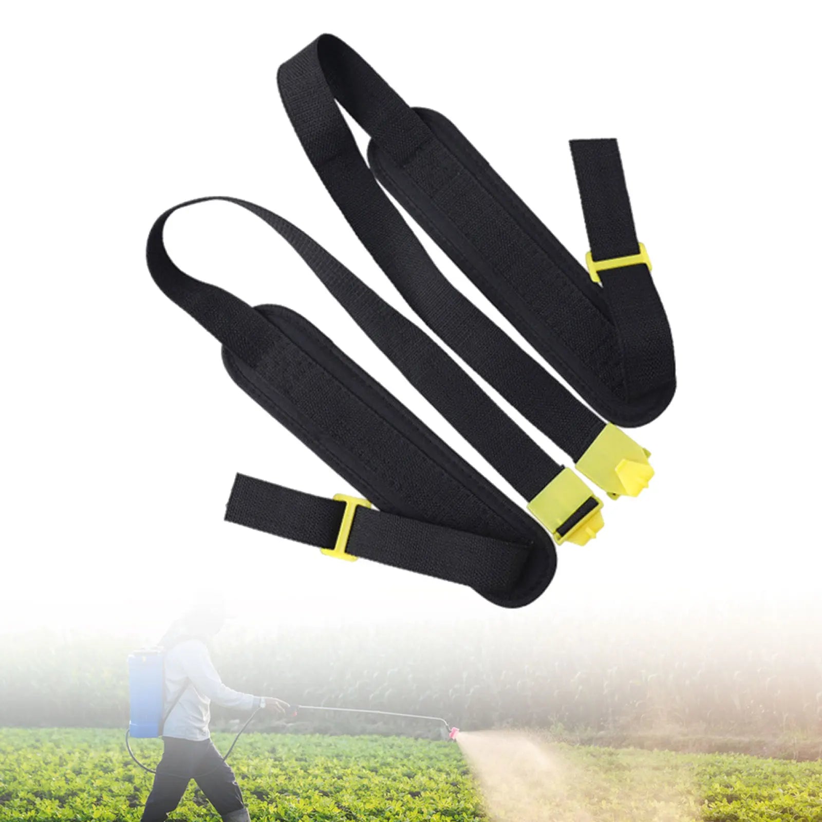 2 Pieces Backpack Sprayer Replacement Straps Nylon Manual Shoulder Sprayer Strap Belts Adjustable Garden Sprayer Accessories Zpaxo