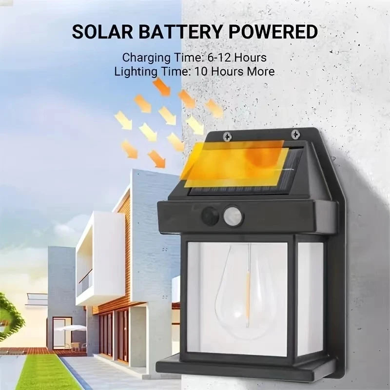 Powerful Solar Wall Light Outdoor Waterproof LED Lamp House Garden Fence Decoration Light Sensor Solar Energy Wall Lantern LED Zpaxo