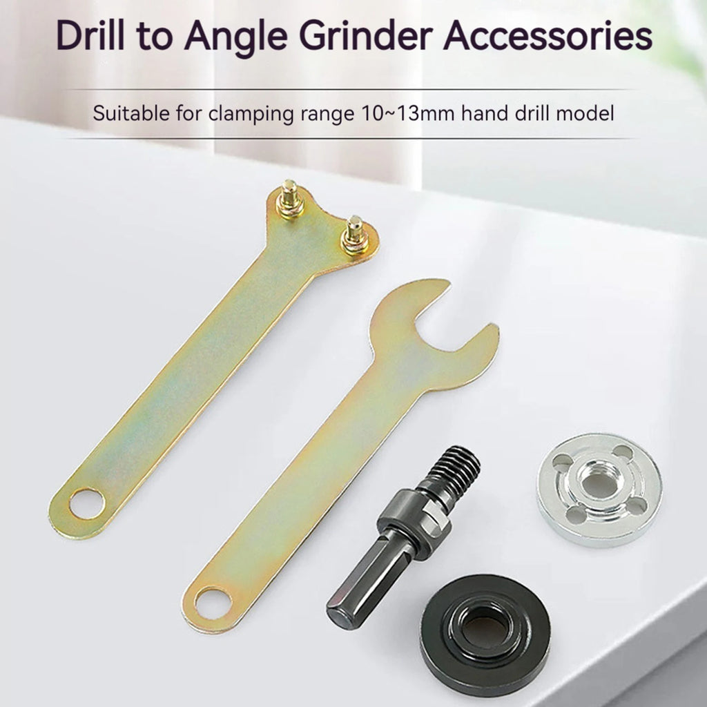 10mm Drill to Angle Grinder Adapter – Cutting & Polishing