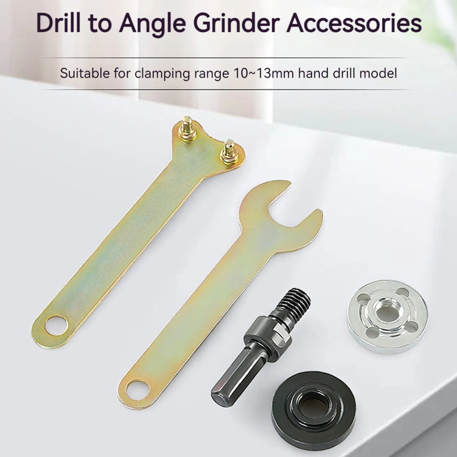 10mm Drill to Angle Grinder Adapter – Cutting & Polishing