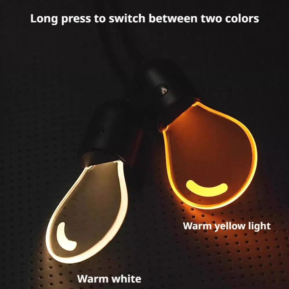 Car Decorative LED Bulb Hanging Ornament Interior Glow Lighting 4 Modes Retro Design For Daily Use Long Trips Auto Accessory Zpaxo