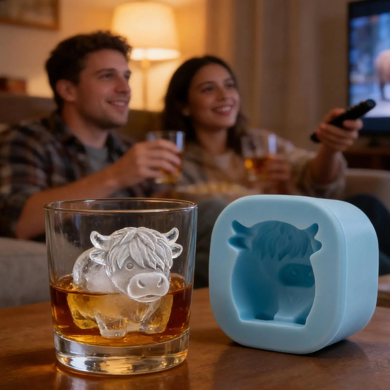 Ice Molds Cocktails 6 Cavity Cute Cow Shaped Flexible Mould Silicone