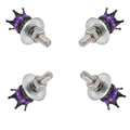 Crown Diamond License Plate Screw Kit – Car & Motorcycle Bolts