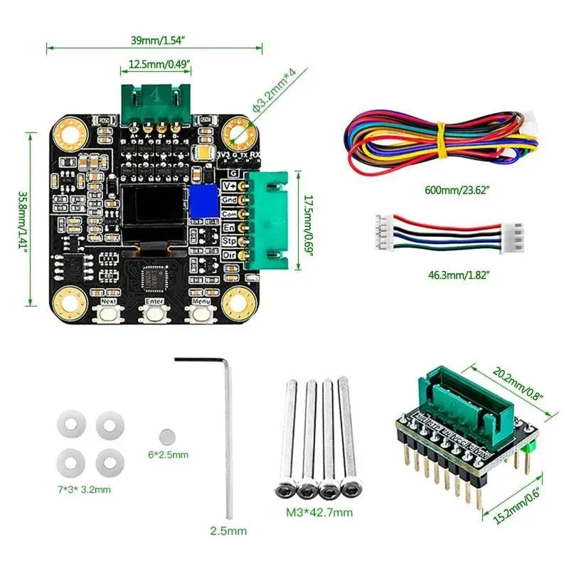 652F 3D Printer Accessories MKS Servo42C PCBA Motor Driver Instead Zpaxo