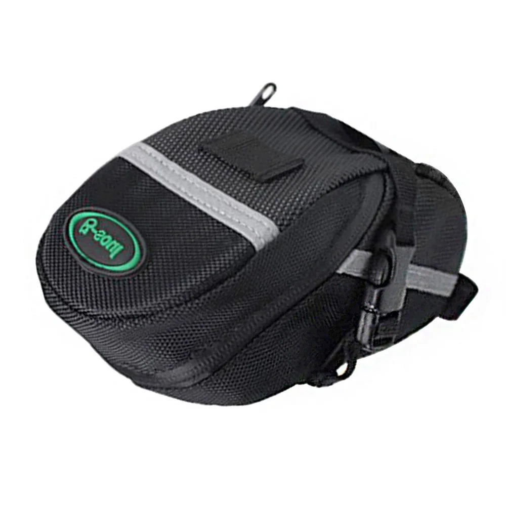 Bicycle Saddle Bag Rainproof Reflective Safety Shockproof Bike Seatpost Rear Tail Bag with Tire Lever Storage outdoor Bike MTB Zpaxo black