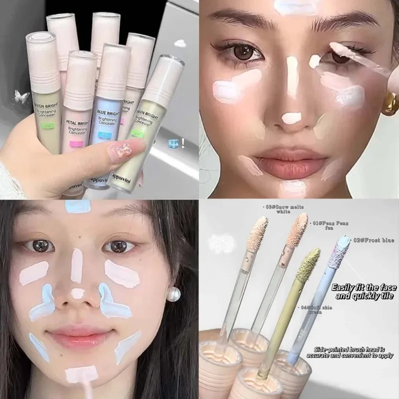 Liquid Brighten Concealer Highgloss Foundation Stick Lasting