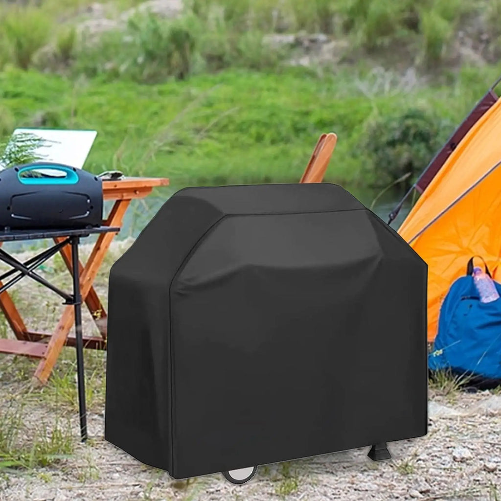 BBQ Grill Cover Outdoor Barbecue Cover Waterproof Anti-UV Protector For Outdoor Cooking Equipment Camping Picnic Backyard Zpaxo